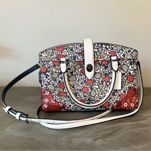 NWT Coach Mercer 24 Multi Floral Print Satchel/Crossbody